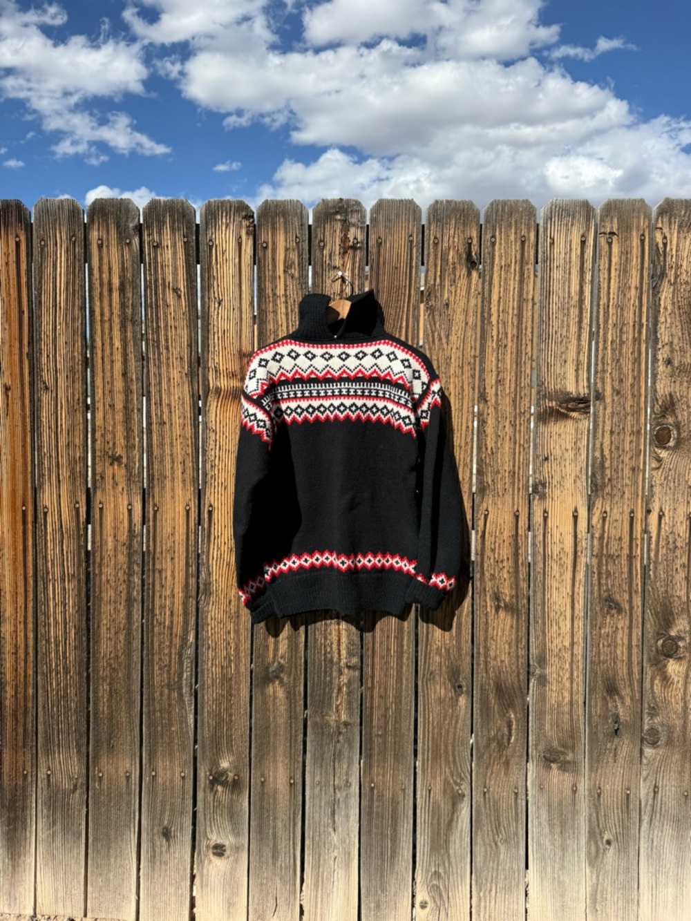 Hand knit Fair Isle Sweater from Norway | Vintage